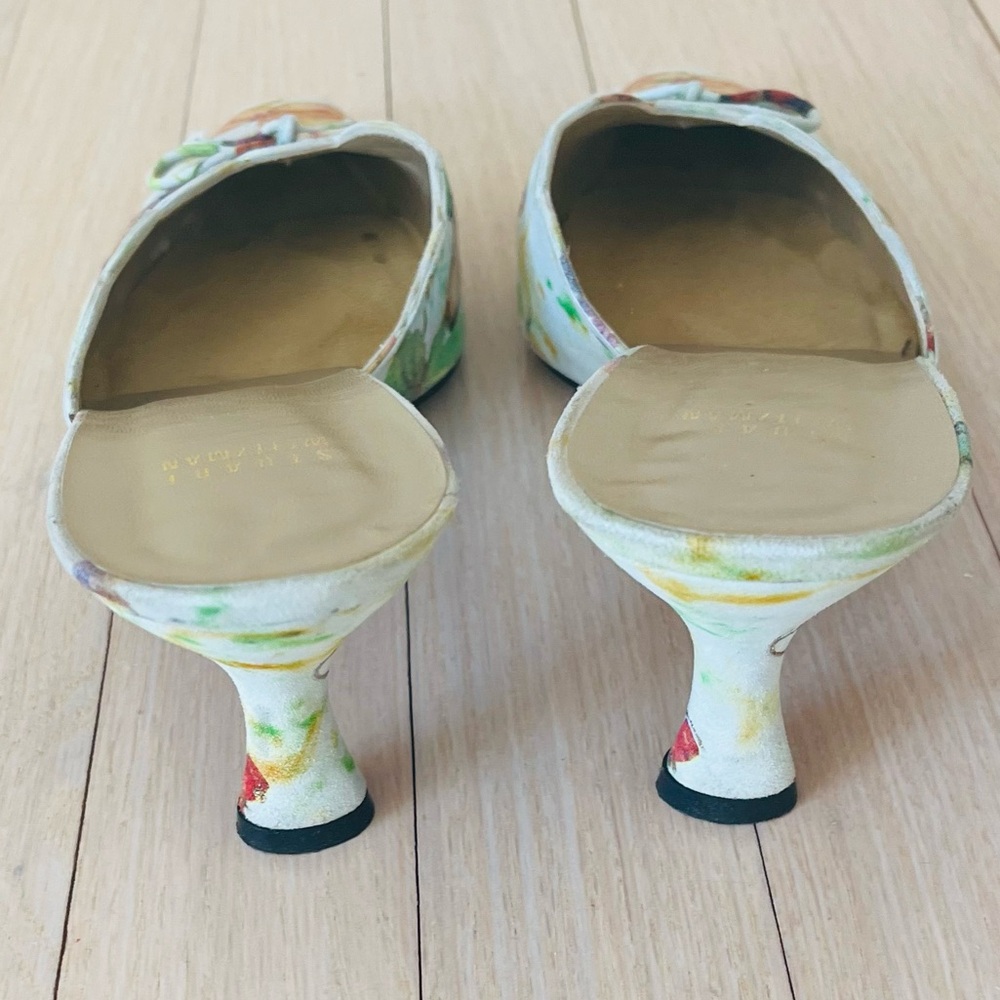 EUC Stuart Weitzman Butterfly 🦋 Mules Size 10 - Picture 4 of 8